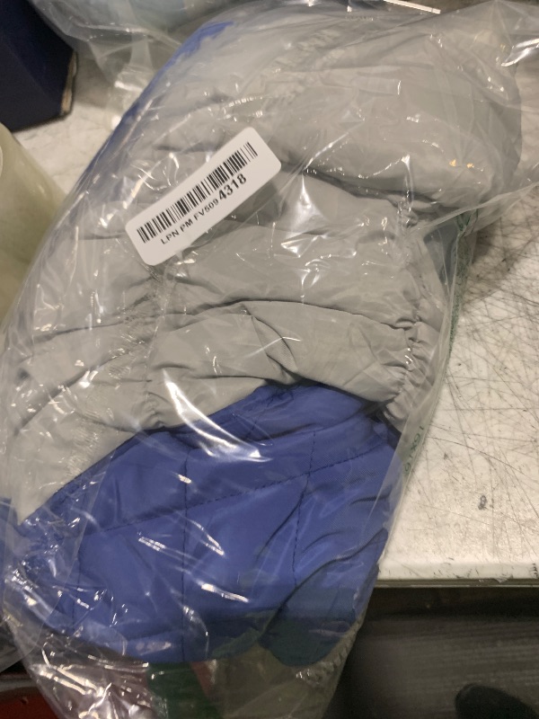 Photo 1 of FUAMEY Dog Coat for Large Dogs,Waterproof Dog Winter Jacket with Harness Built in Puppy Cold Weather Coats Reflective Pet Vest with Zipper Warm Fleece Dogs Snowsuit Windproof Blue XL