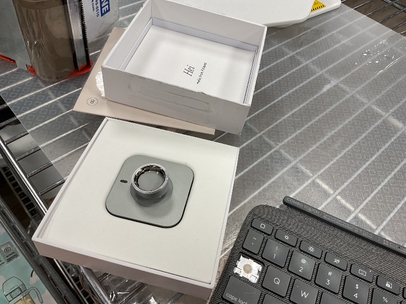 Photo 1 of Oura Ring 4 - Silver - Size 8 - Size Before You Buy