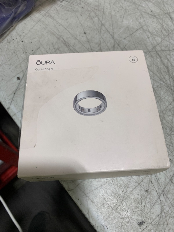 Photo 1 of Oura Ring 4 - Silver - Size 8 - Size Before You Buy