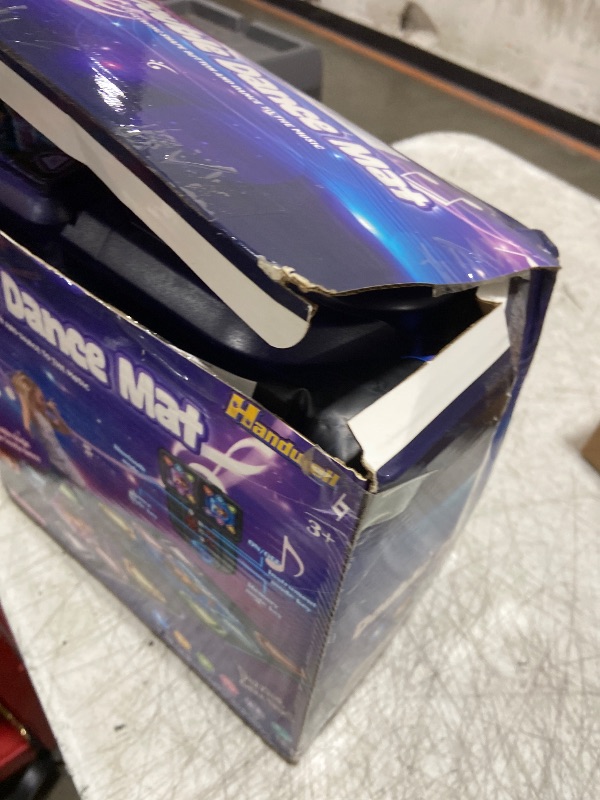 Photo 1 of Upgraded Dance Mat for Kids, Single & Double Players Mode Electronic Dance Pad with Light-up 12-Button Wireless Bluetooth 5 Game Modes Christmas Birthday Gift for Girls Boys Ages 3 4 5 6 7 8 8-12