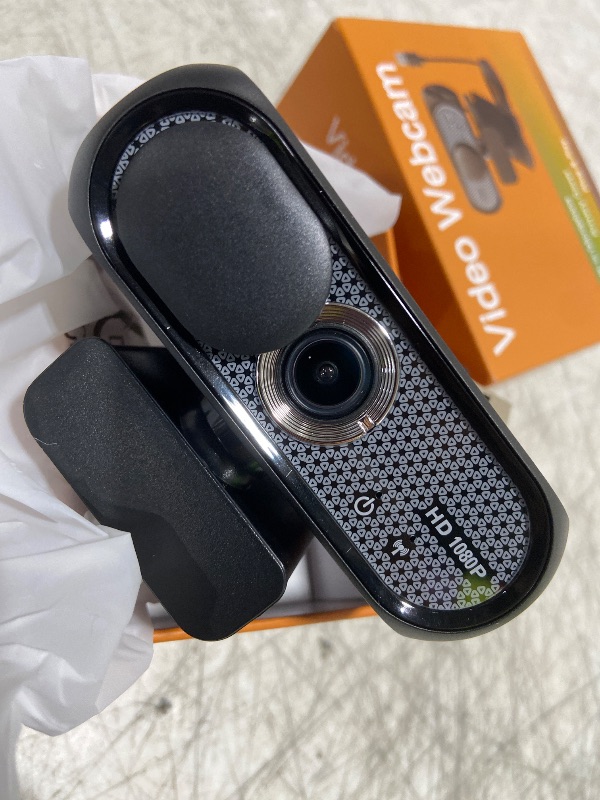 Photo 1 of Shcngqio 1080P HD Webcam with Microphone, Noise Cancellation, Privacy Cover, Wide-Angle Lens, Auto Light Correction, Plug & Play USB Webcam for Laptop, Desktop, PC, Mac, Zoom, Skype, Streaming (Black)