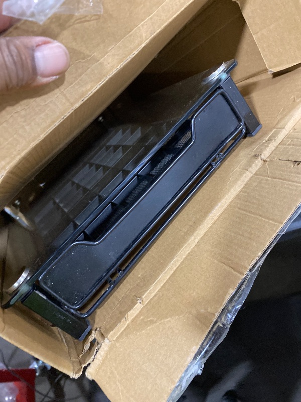 Photo 1 of DecoBrothers Crystal Tempered Glass Vertuo Pod Holder Drawer, 28 Large or 56 Small Nespresso Capsule Organizer, Black