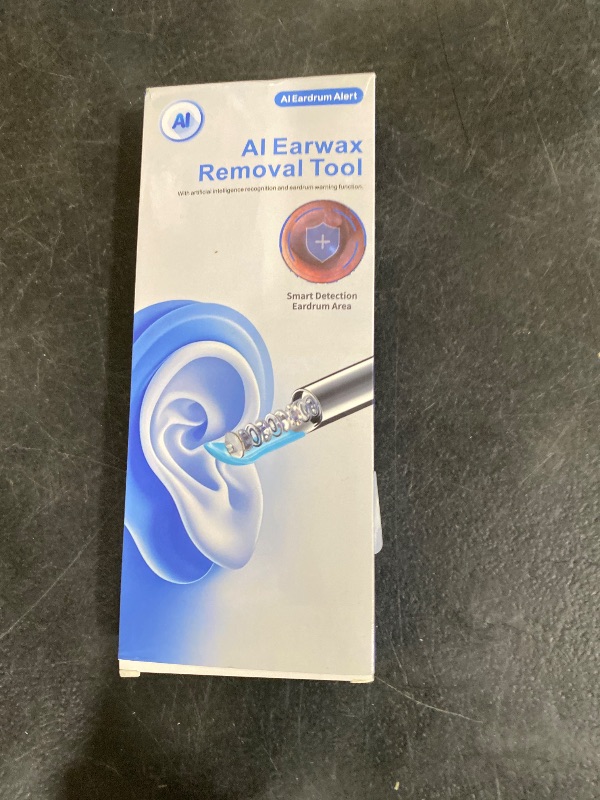 Photo 1 of High-Definition Ear Wax Removal, Wireless Ear Cleaner, Safe and Gentle Ear Wax Removal Kit, Rechargeable Ear Cleaner with Camera and Light, Ear Cleaning Kit for Android and iOS (Black)