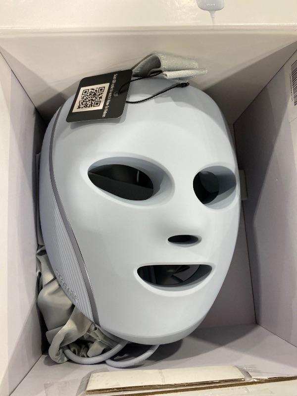 Photo 1 of Shark CryoGlow LED Face Mask with Under-Eye Cooling, Anti-Ageing & Blemish Repair, Red & Blue LED, Infrared Light Therapy, USB-C, Remote Control, Storage Bag, Blue Frost, FW312