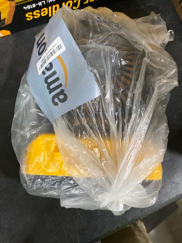 Photo 1 of 30000mAh Portable Camping Fan with RGB Lantern, Rechargeable Battery Powered Oscillating 4 Wind Speeds LED Display, Remote Control Timer Tent Beach Cordless USB Fans for Travel Home Outdoor, Yellow