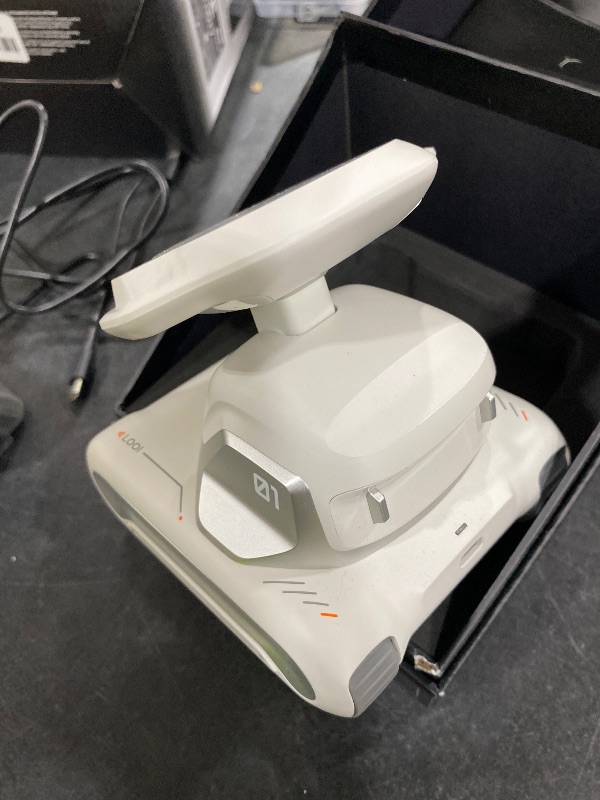 Photo 1 of LOOI Robot-Starlight White¨CAI Desktop Robot Companion,ChatGPT Voice Interaction,Visual Understanding,Personality&Memory,10W Wireless Charging,Tech&Gadget Gift,Electronic pets,Toy,Geek,Desktop Setup