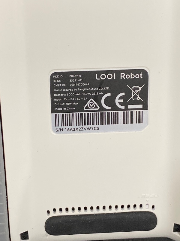 Photo 1 of LOOI Robot-Starlight White¨CAI Desktop Robot Companion,ChatGPT Voice Interaction,Visual Understanding,Personality&Memory,10W Wireless Charging,Tech&Gadget Gift,Electronic pets,Toy,Geek,Desktop Setup