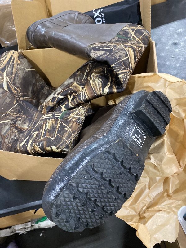 Photo 1 of OXYVAN Duck Hunting Waders with 600G Rubber Boots Waterproof Insulated, Neoprene Realtree MAX5 Camo Fishing Chest Waders for Big and Tall Men & Women(Includes Boots Hanger&Storage Bag)