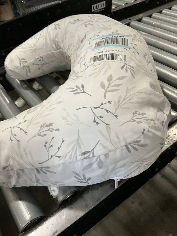 Photo 1 of Boppy Nursing Pillow - Gray Gentle Leaves