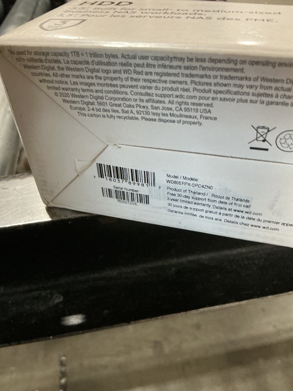 Photo 1 of Western Digital 8TB WD Red Plus NAS Internal Hard Drive