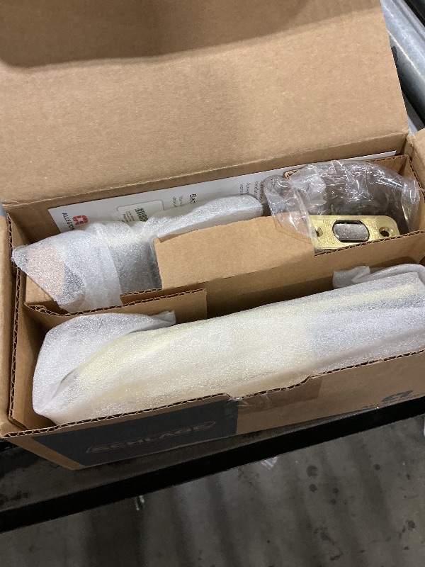 Photo 1 of Schlage Connect Smart Deadbolt Lock with Century Trim, Bright Brass