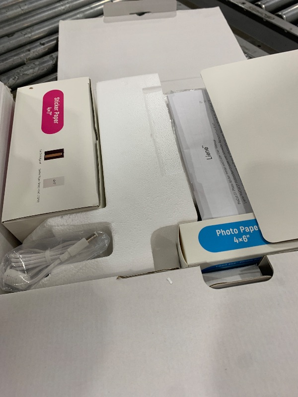 Photo 1 of Liene PixCut S1 Inspire Kit - All-in-One Color Sticker Printer & Cutting Machine, Thermal Dye-Sublimation Photo Printer, 300 DPI, Color Label Maker with 180 Sheets (36 Photo + 144 Sticker Paper)