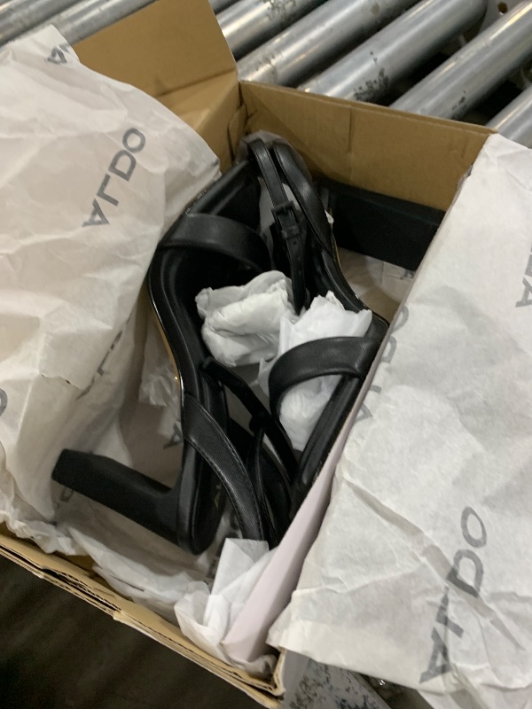 View 2 of ALDO Women's Arianne Heeled Mule, Black, Size 6