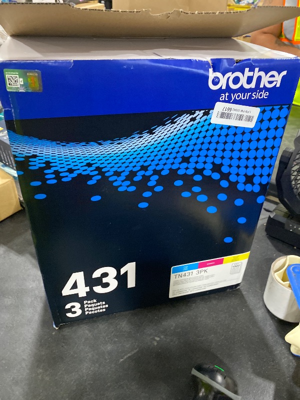 Photo 1 of Brother TN-431 3PK, Cyan, Magenta, Yellow, Standard Yield, Model: TN4313PK