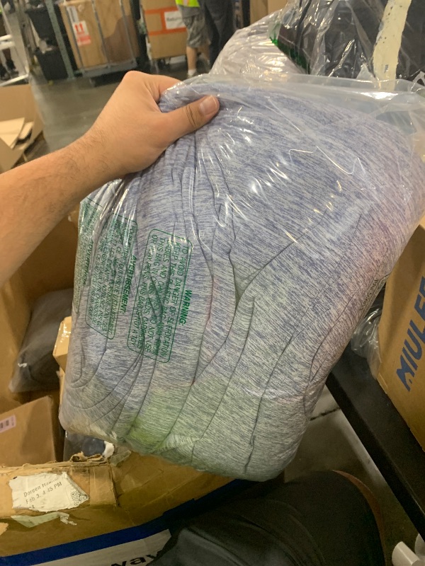 Photo 1 of VK LIVING Cooling Comforter King Size Blue 90"x108"
