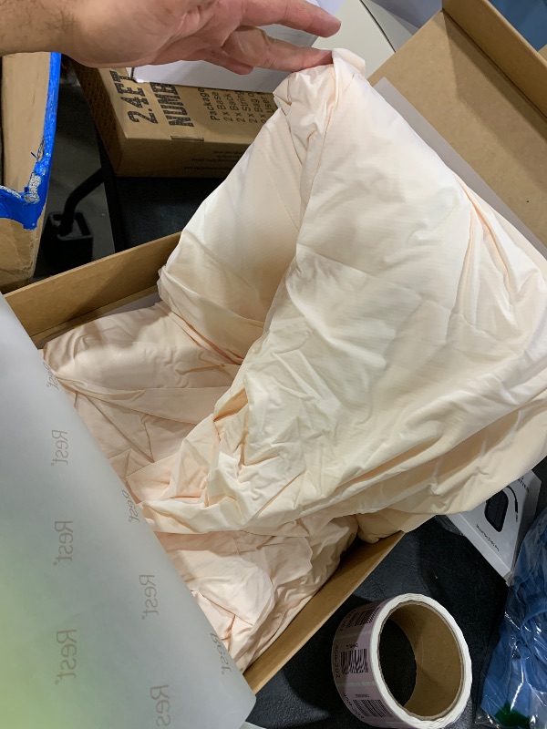 Photo 1 of REST Evercool+ Cooling Fitted Sheet, Queen, Snow Ivory