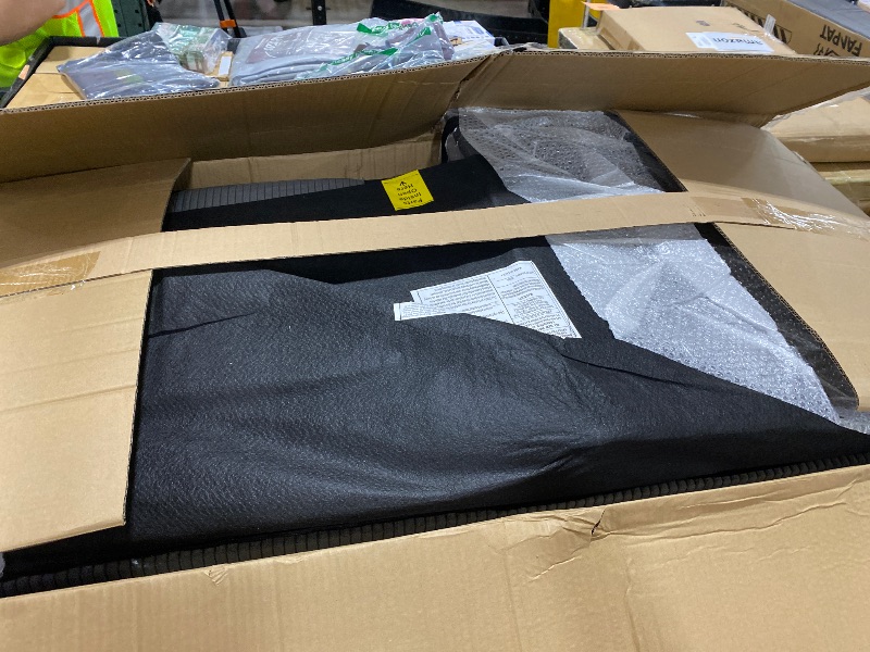 Photo 1 of MISSING MULTIPLE PIECES SELLING FOR PARTS ONLY--------------------------------------------------------------------------------------------Eafurn L-Shaped Sectional Sofa with Chaise, 92.5" Dark Gray