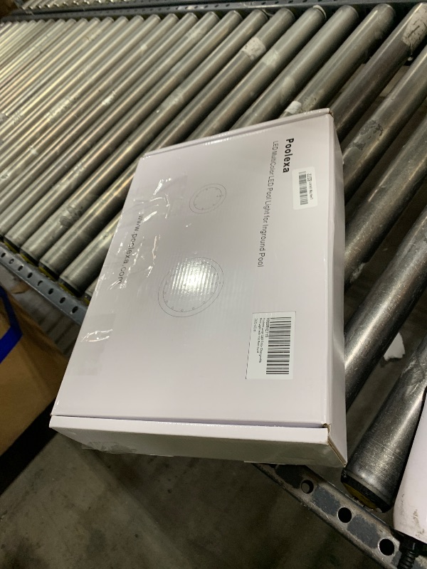 Photo 1 of Poolexa 10" LED Pool Light - Stainless Steel, 150ft Cord, RGB Controller