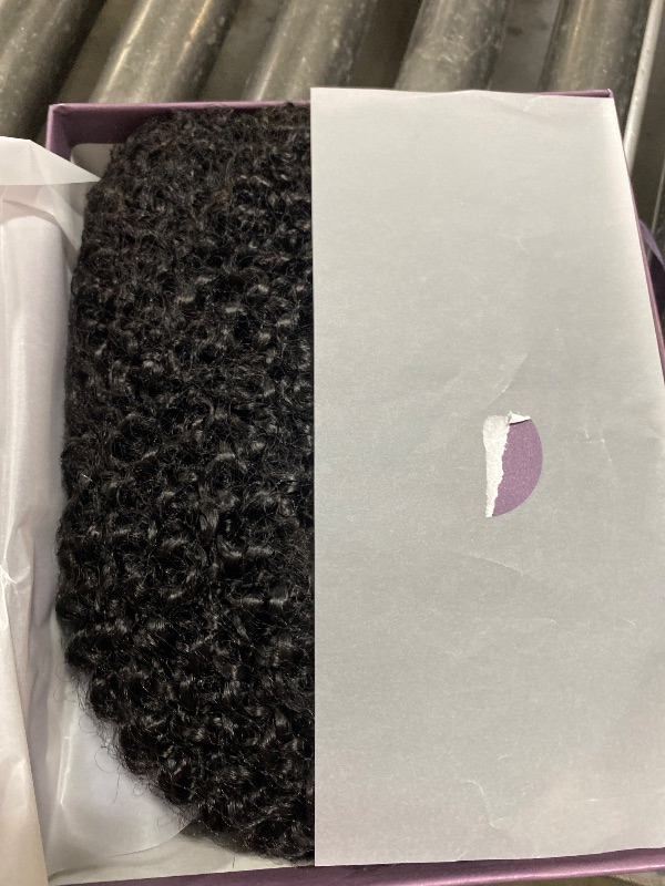 Photo 1 of LUVME HAIR V Part Wig Kinky Curly 18 Inch Human Hair