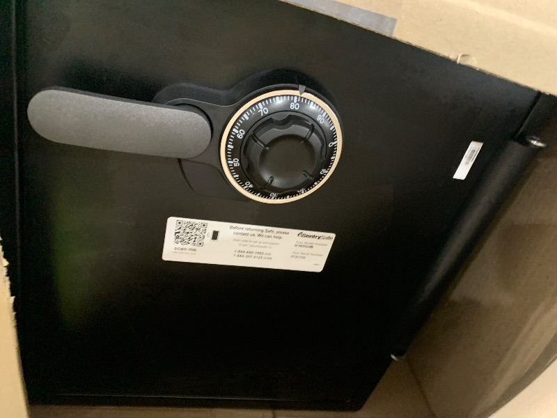 Photo 1 of SentrySafe SFW205CWB Fireproof & Waterproof Safe, Black, 2.05 cu. ft.