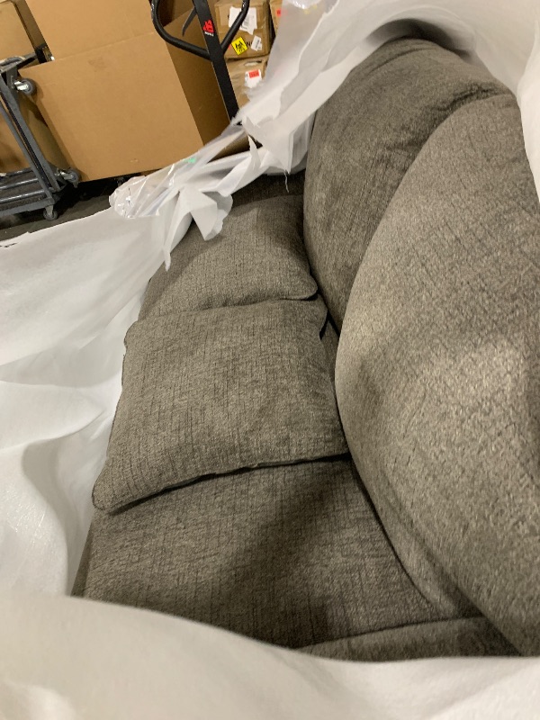 Photo 1 of Signature Design by Ashley Loveseat Sofa, Brown Chenille