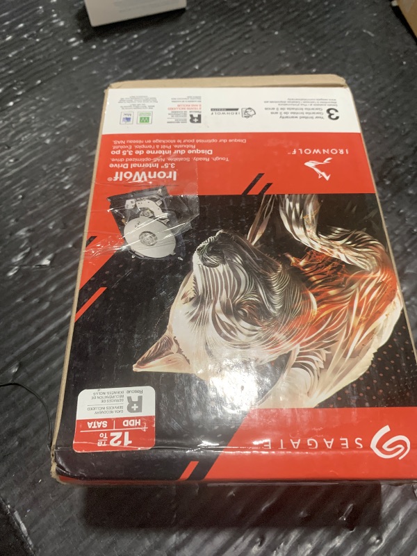 Photo 1 of Seagate IronWolf 12TB NAS Internal Hard Drive