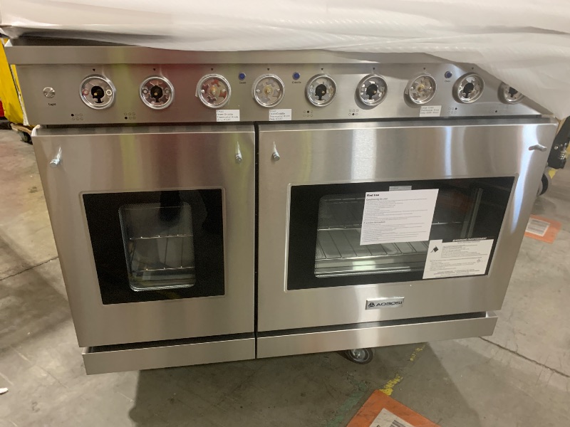 Photo 1 of Liquid Propane 48" Professional Gas Range featuring 4.6 cu.ft plus 2.2 cu.ft oven capacity and 6 burners