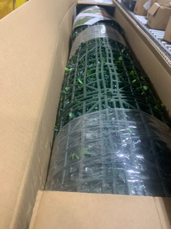 Photo 1 of ODTORY Artificial Greenery Wall Roll - 50"x 120" Boxwood Hedge