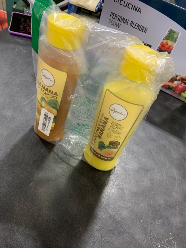 Photo 1 of ANYELUZ Banana Shampoo & Conditioner Set for Dry Hair, 2-Pack
