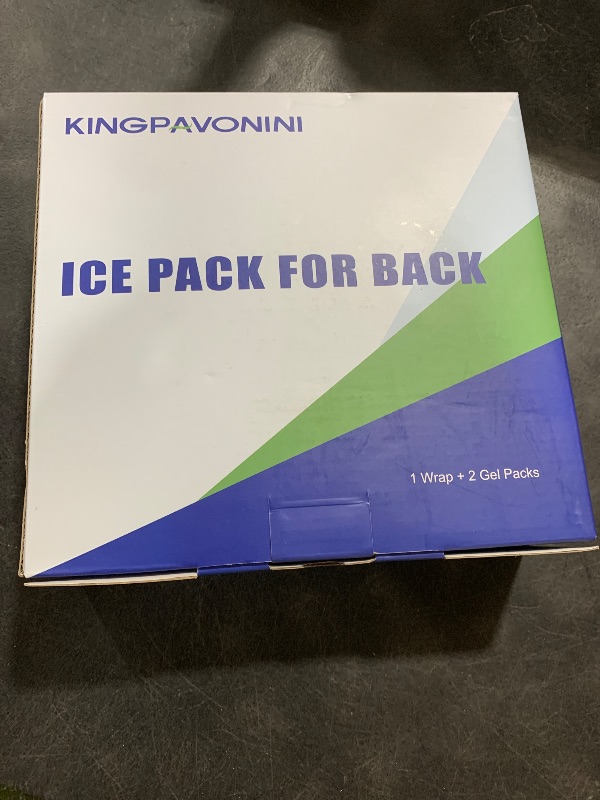 Photo 1 of KingPavonini Extra Large Ice Pack for Back Pain Relief