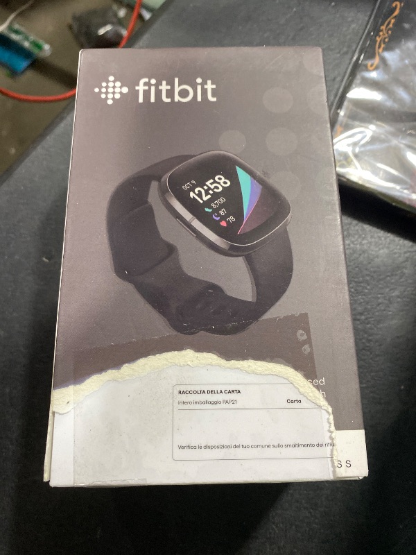 Photo 1 of Fitbit Sense Smartwatch with GPS, Bluetooth, Health Tracking
