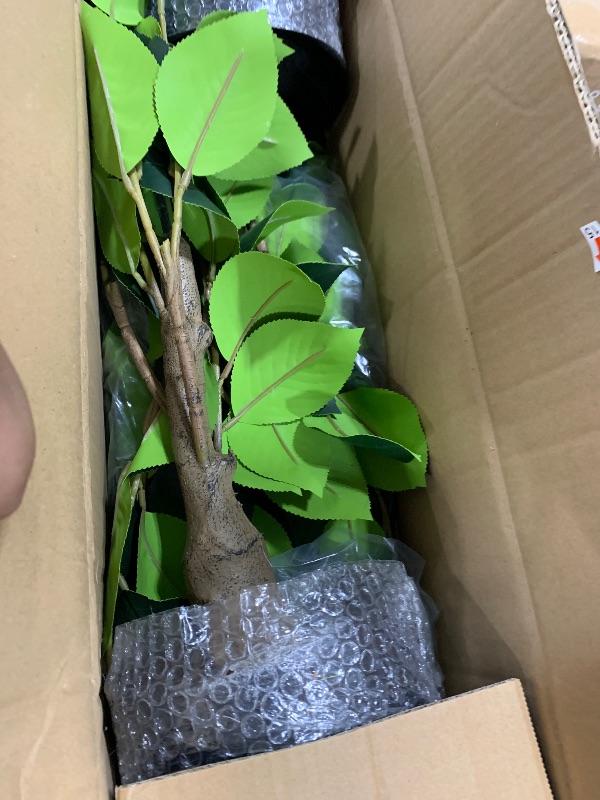 Photo 1 of Artificial Camellia Tree 2 Pack, 3FT Faux Camellia Plant in Pot, 36 inch Fake Potted Camellia Flower Tree Plastic Camellia Tree for Modern Home Office Living Room Floor, Christmas, Decor Indoor, White