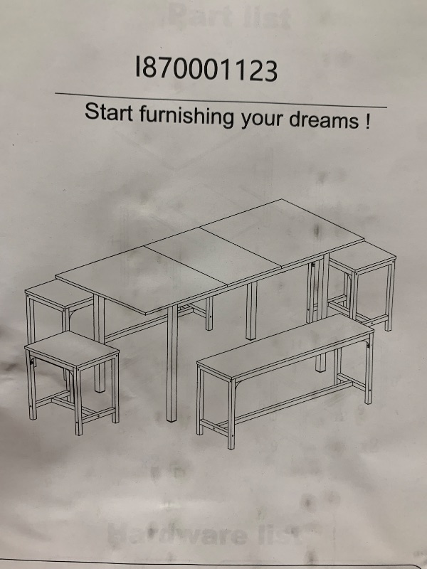 Photo 1 of WOODEN FOLDABLE TABLE 