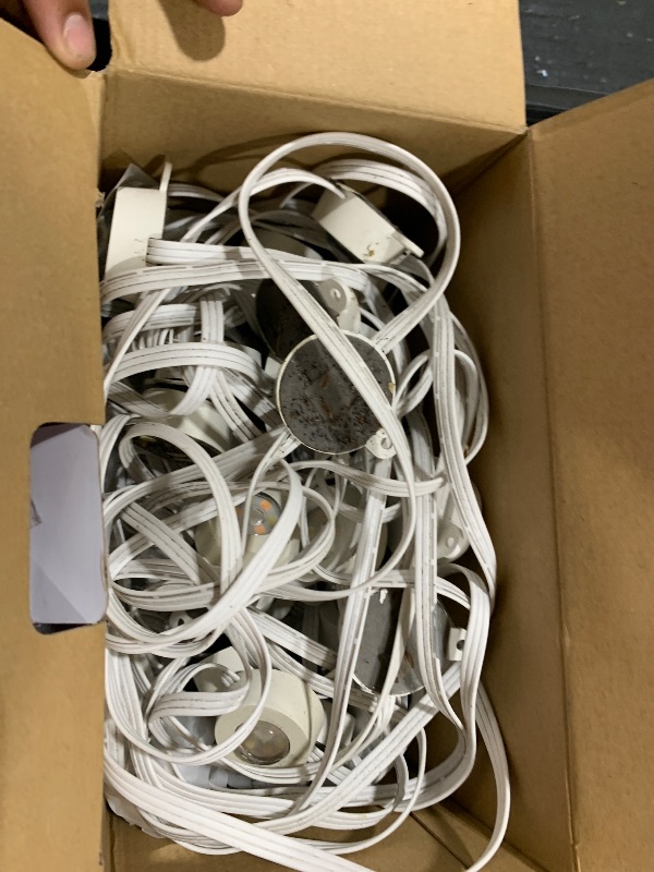 Photo 1 of Feit Electric Permanent Outdoor Lights, Smart RGBIC with Tunable White String Lights, 50FT LED Christmas Lights, 2.4GHz WiFi, Work with Alexa and Google Assistant, Weatherproof, SL50-30/RGBTW/AG