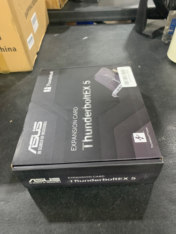 Photo 1 of ASUS ThunderboltEX 5 Expansion Card – Dual Thunderbolt™ 5 USB-C Ports, 120Gbps Bandwidth, DisplayPort™ 2.1, PCIe 4.0 x4, USB4®, Compatible for Intel 800 Series Motherboards