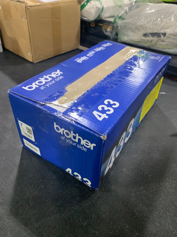 Photo 1 of Brother Genuine High Yield Toner Cartridge, TN433Y, Replacement Yellow Toner, Page Yield Up to 4,000 Pages, Amazon Dash Replenishment Cartridge, TN433