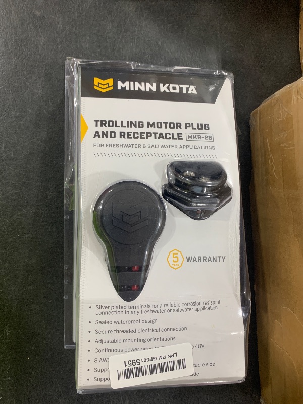 Photo 1 of Minn Kota MKR-28 Trolling Motor Plug and Receptacle