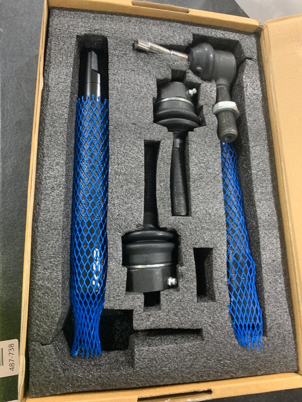 View 3 of KSP Heavy Duty Tie Rod Ends Kit for Silverado Sierra 2500 3500 2001-2010 4WD, 0-6" Adjustable Tie Rod Kits Compatible With Chevy GMC, 2pcs Lower Tie Rod Kit Repalce OE Inner and Outer Tie Rod Assembly