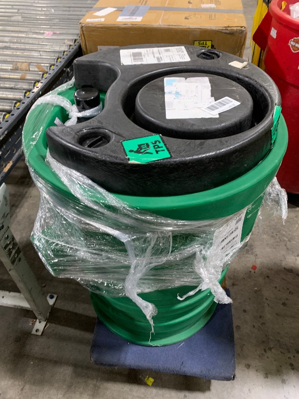 Photo 1 of Little Giant 9SF2V2D Pit Plus SR Sewage Basin System with 115-Volt, 4/10 HP, 6000 GPH 9SC-CIM Sewage Pump and 20-Ft. Cord, Green/Blue/Black, 509661