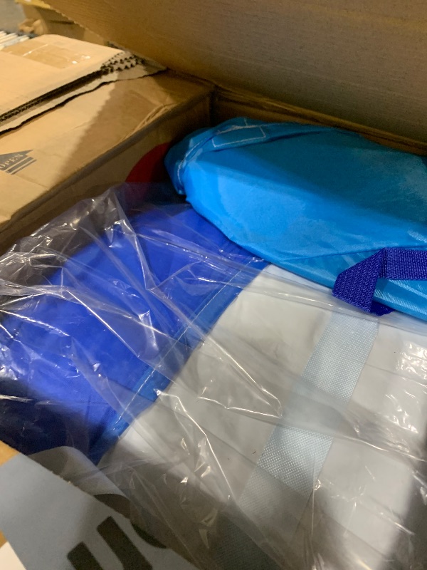 Photo 1 of Cessbong Inflatable Water Slide for Kids and Adults with Better Drainage and Durability - Fun Outdoor Play with Easy Setup, Kids Summer Splash Fun (Dual Slide Blue Waves)