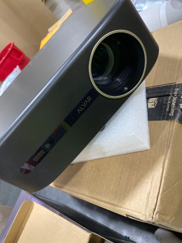 Photo 1 of Alvar 4K Smart Projector with 2500 ANSI Brightness, 50W Dolby Audio