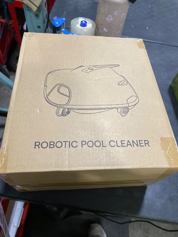 Photo 1 of PoolMr Cordless Robot Pool Vacuum - Grayish White