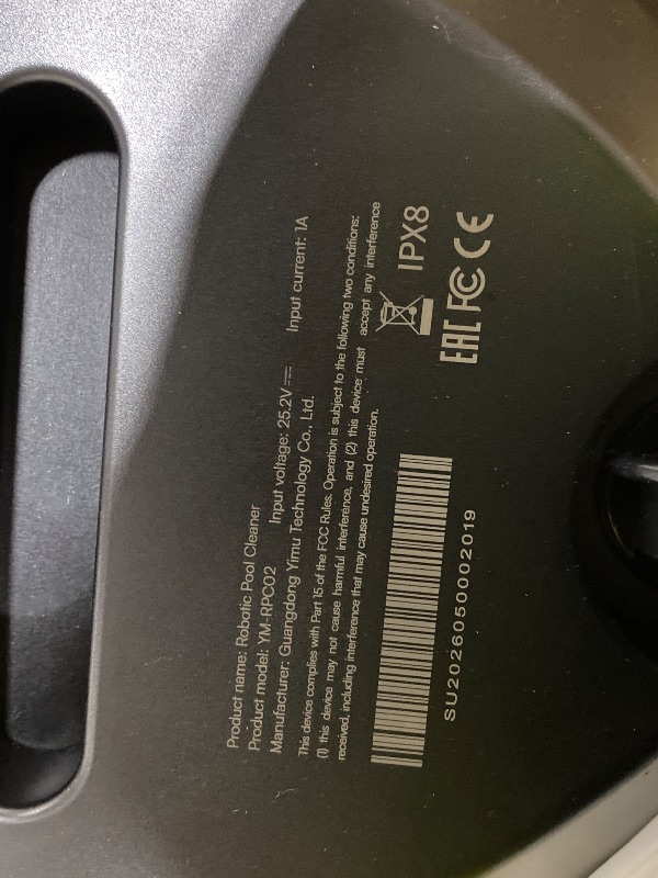 Photo 1 of PoolMr Cordless Robot Pool Vacuum - Grayish White