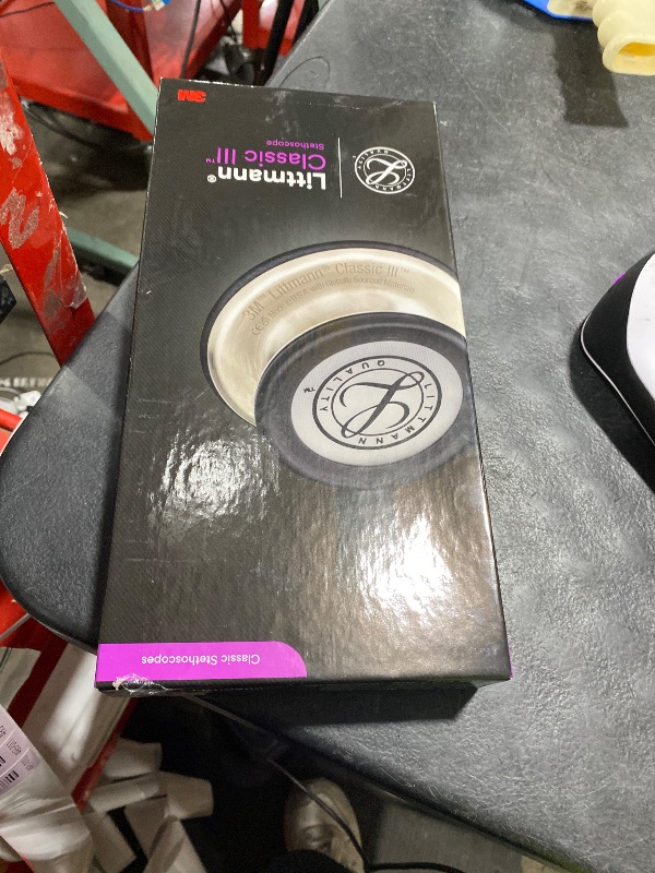 Photo 1 of 3M Littmann Classic III Stethoscope - Plum Tube