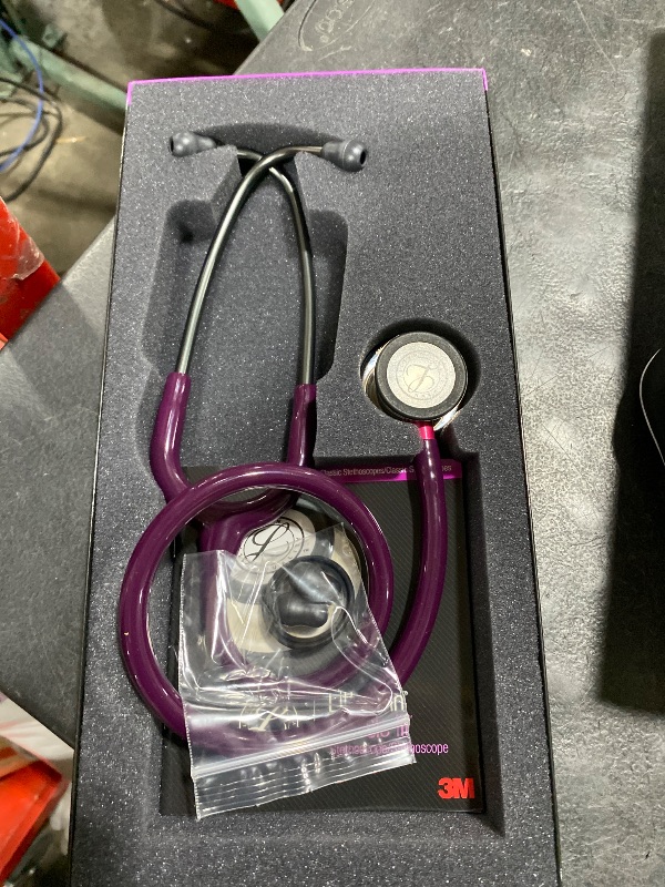 Photo 1 of 3M Littmann Classic III Stethoscope - Plum Tube