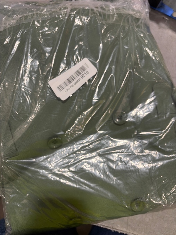 View 2 of Fesenbo Men's Double Breasted Suit - Olive Green XL