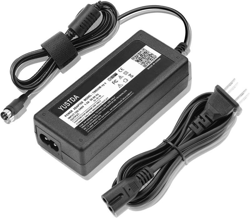 Photo 1 of AC/DC Adapter for Skyworth SLC-1551A LCD Television TV Monitor DVD Player Charger Power Supply Cord (4 PIN Plug)
