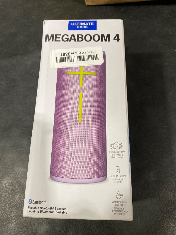 Photo 1 of Ultimate Ears MEGABOOM 4 Waterproof Bluetooth Speaker - Lilac