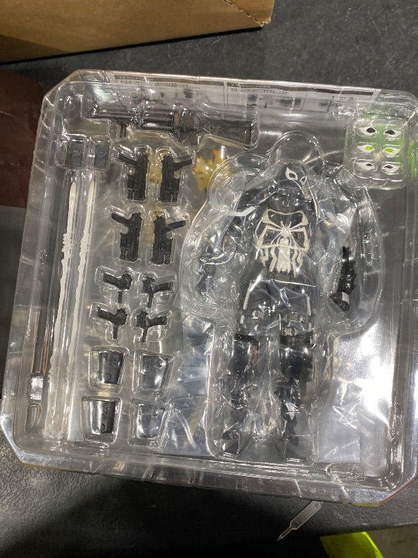 Photo 1 of Kaiyodo Revoltech NR061 Amazing Yamaguchi Agent Venom Total Height Approx. 6.7 inches (170 mm), Non-Scale, PVC, ABS, POM, Pre-Painted Action Figure, Resale
