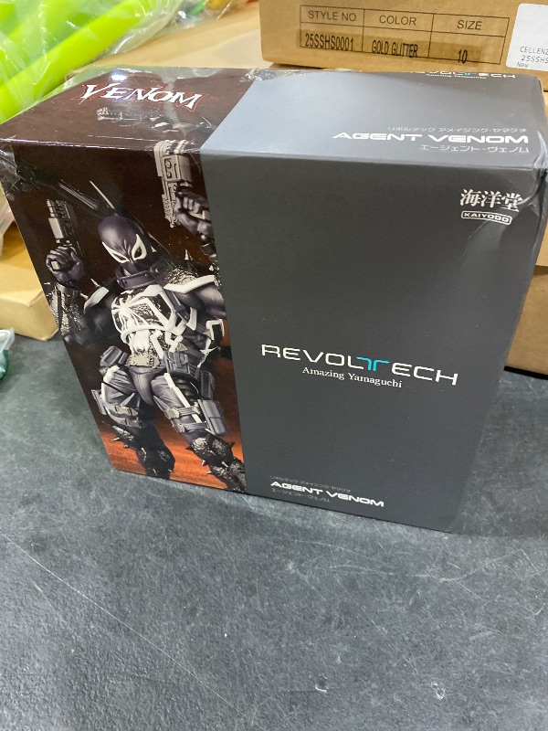 Photo 1 of Kaiyodo Revoltech NR061 Amazing Yamaguchi Agent Venom Total Height Approx. 6.7 inches (170 mm), Non-Scale, PVC, ABS, POM, Pre-Painted Action Figure, Resale